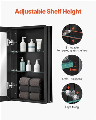 Ormaric za kupatilo sa duplim ogledalom