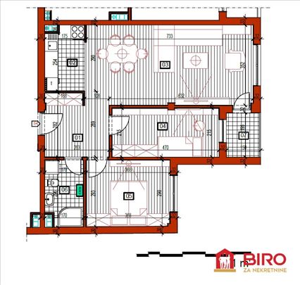 ---NOV trosoban stan u Zemunu 67 m2---
