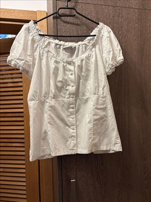 Bela košuljica sa kratkim rukavima