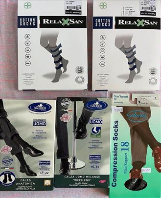 Italijanske muške kompresivne čarape za vene