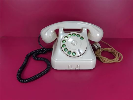 Vintage 60e ATA-12 Iskra bakelitni telefon