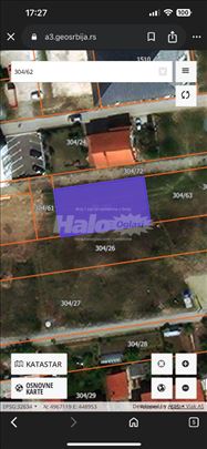 Zemun Altina gradjevinska parcela 5ari Vlasnik 1/1