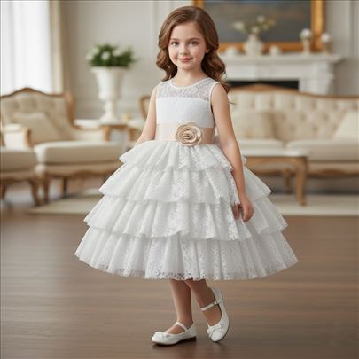 Bela svečana haljina haljinica decu dečija svečane
