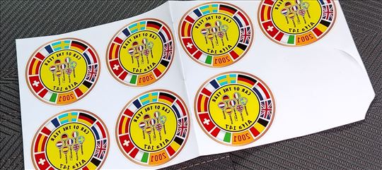 Car of the Year Alfa Romeo 147 Auto godine stiker