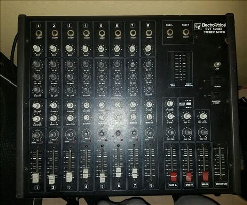 ELECTRO - VOICE EVT 5208 RM II mikseta 8 kanala sa