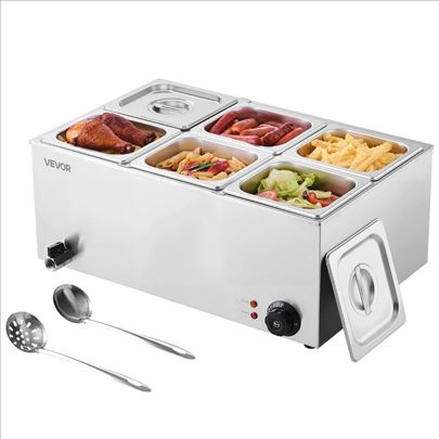 Elektricni grejac hrane 6 posuda 1200W