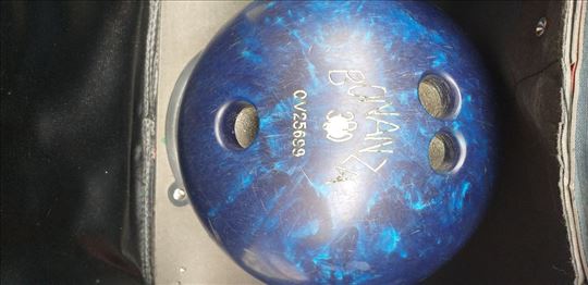 Kugla za kuglanje sa tasnom Bonanza bela tacka