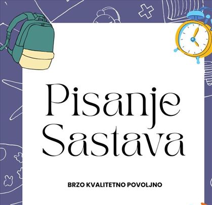 Pomoć u pisanju sastava - Srpski, Engleski i Nemač