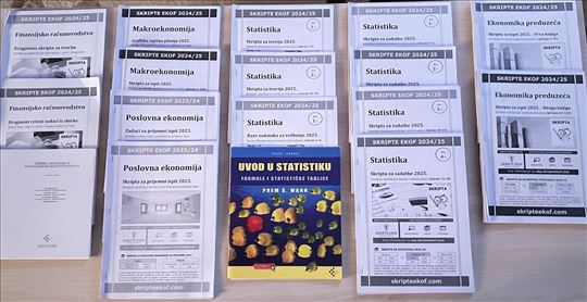 Skripte za 1. godinu Ekonomskog fakulteta u BG