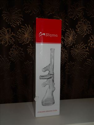 Staklena ukrasna flasa Sigma
