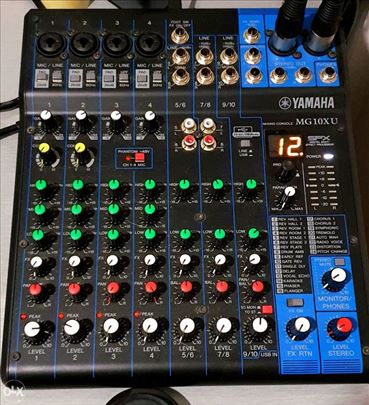 Yamaha MG 10 xu nova vrhunska mikseta sa mnogo