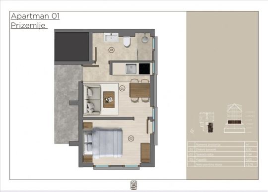 Kopaonik/Centar/Apartman/Garaza