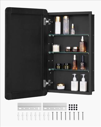 Kupatilski Zidni Ormaric Sa Ogledalom 425 x 700 mm