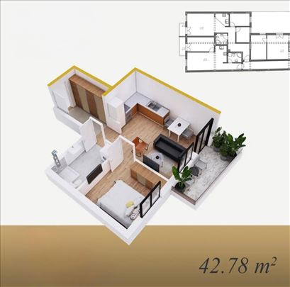 Odličan 2.0 stan u Pančevu, novogradnja