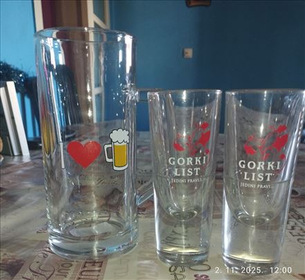 2 caše gorki list i jedna gringla 