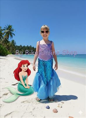 Akcija kostim za decu mala sirena Arijel haljina
