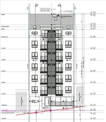 Banovo brdo, Ada mol, 2.5s, 57 m²,novogradnja, LUX