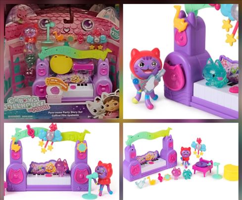 Gabi Dollhouse DJ Mačkogriz Party soba, novo