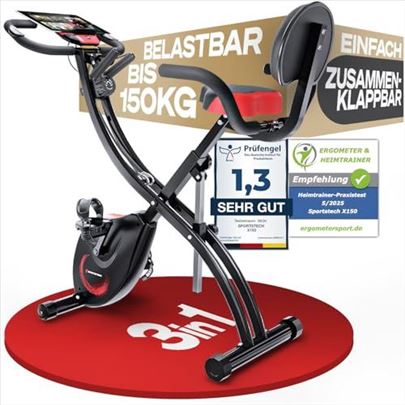 Sobni bicikl SportsTech model 3u1 NOV do 150kg Ger