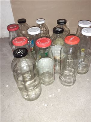 Staklene flaše sa širokim čepom