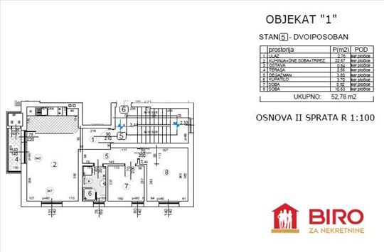 Stan,Bačka Palanka,Bačka Palanka,kv: 53.00, € 6865