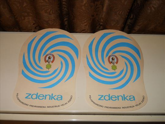 Stare kartonske reklame za Zdenka sir