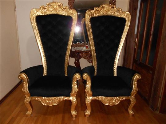 Stilske moderne tron fotelje,presto,novo