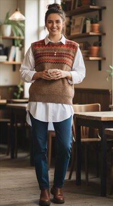 Benetton Prsluk od 100% Setland Vune  