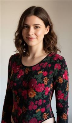 Cvetni Pamučni Bodi vel.S/M