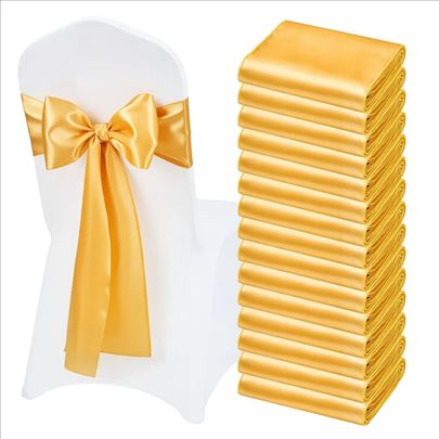 Ukrasne trake masne za stolice za svadbe 50 Kom