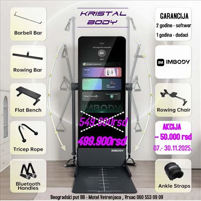 Smart fitnes masina IMbody Power S   AKCIJA !!!