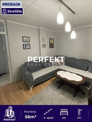 Strelište dvoiposoban, 56m2, lift, cg