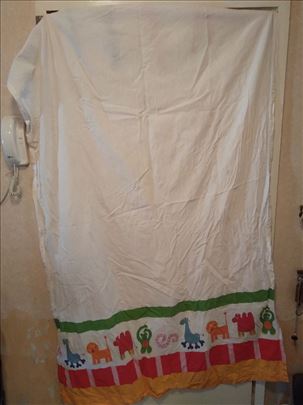 Zavesa za decije igre 100 % pamuk, vis. 170 cm.