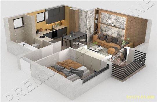 2.0, Slavujev venac, Jovana Ćirilova, 46,63m2