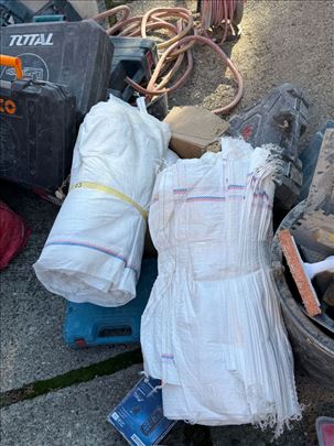 Građevinske vreće (džakovi) – nove, bele