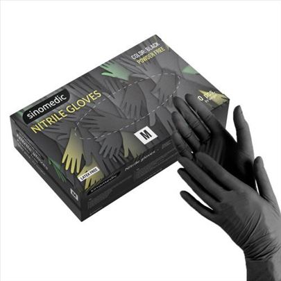 Jednokratne rukavice crne