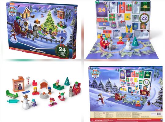 Patrolne šape Paw Patrol kalendar iznenađenja