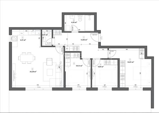 Stan,Petrovaradin,Petrovaradin,kv: 90.00, € 270000