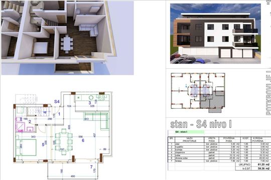 Stan,Sremska Kamenica,Sremska Kamenica,kv: 85.00, 