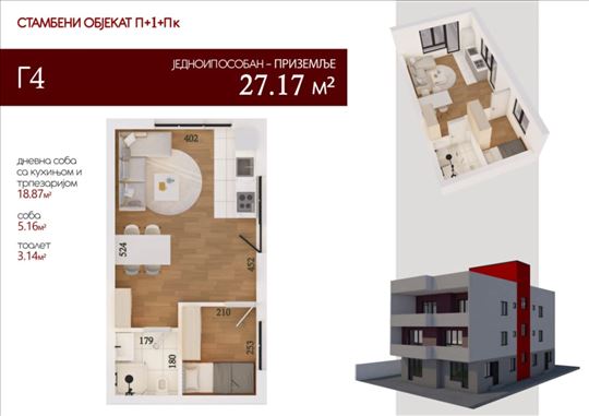 Stan,Veternik,Veternik,kv: 27.17, € 52000