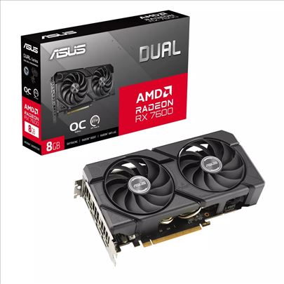 Asus AMD Radeon RX 7600 EVO 8GB DUAL-RX7600-O8G-EV