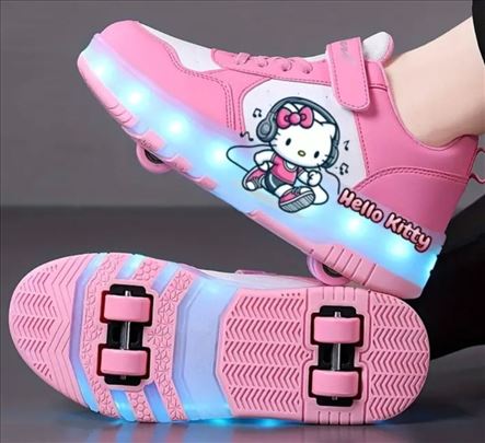 Hello Kitty Music patike sa točkićima ili bez,novo