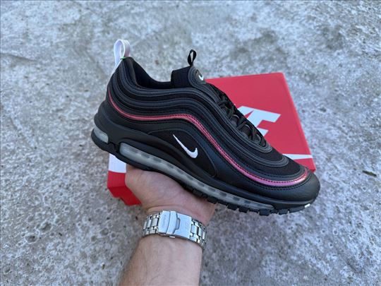 Nike Air Max 97, Black Picante Red; Nike 97 patike
