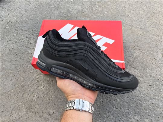 Nike Air Max 97, Triple Black; Nove Nike 97 patike