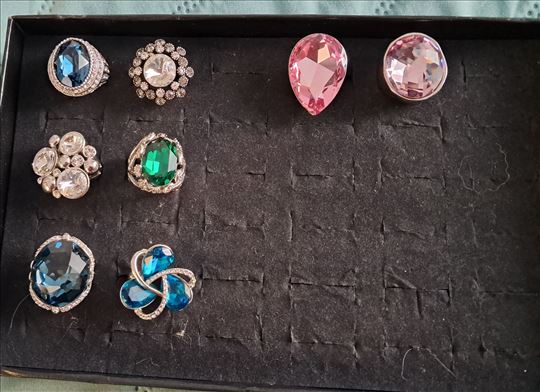 Swarovski prstenje i minđuše //Onyx