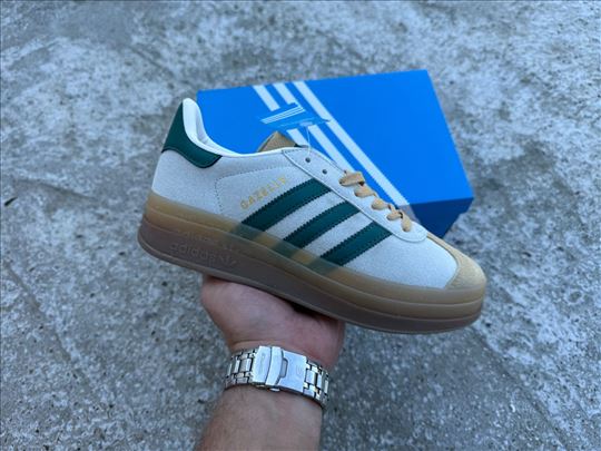 Adidas Gazelle Bold, Cream White; Adidas Patike