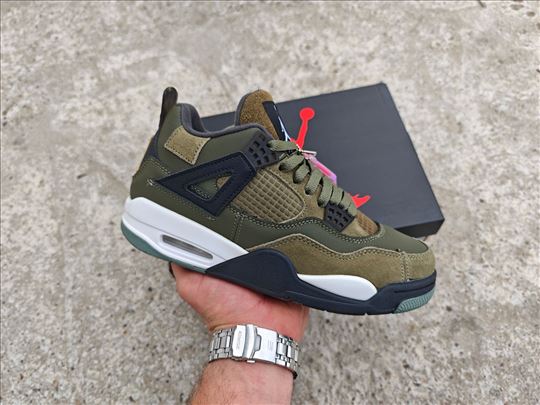 AIR JORDAN 4 RETRO Medium Olive; Air Jordan Patike