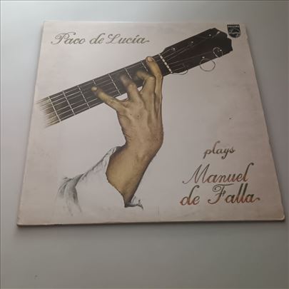 LP PACO DE LUCIA - Plays Manuel de Falla preslusan