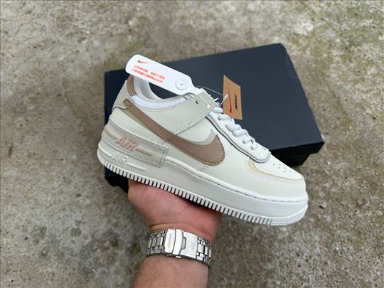 Nike Air Force 1 Shadow, Light Bone; Nike patike