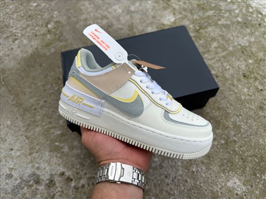 Nike Air Force 1 Shadow, Sail Silver; Nike patike